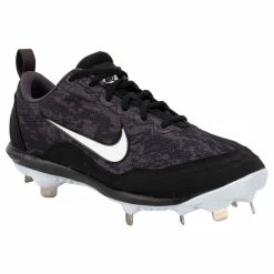Nike Lunar Hyperdiamond 2 Women's Low Metal Fastpitch Softball Cleats - Black/White/Thunder Grey