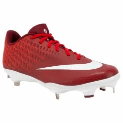 Nike Lunar Vapor Ultrafly Elite 2 Men's Low Metal Baseball Cleats - University Red/White/Team Red