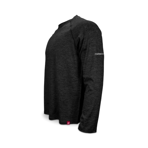 Marucci Heathered Long Sleeve Performance Tee - Image 5
