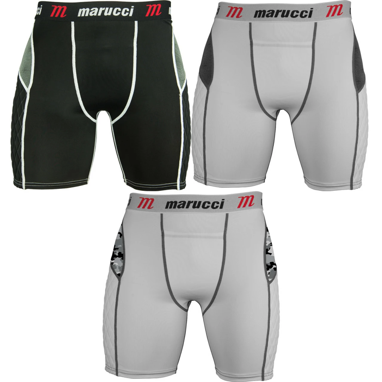 Marucci Men's Padded Baseball Sliding Short MASL-W