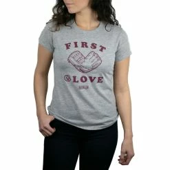 Baseballism First Glove Women's Perfect Fit Tee Shirt FIRST GLOVE