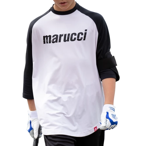 Youth Marucci Branded 3/4 Sleeve Performance Tee