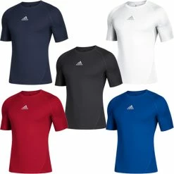 Adidas Alphaskin Youth Short Sleeve Baseball Compression Shirt