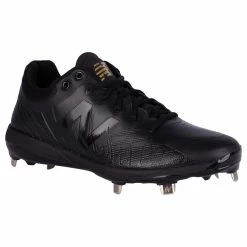 New Balance 4040v5 Men's Low Metal Baseball Cleats - Triple Black