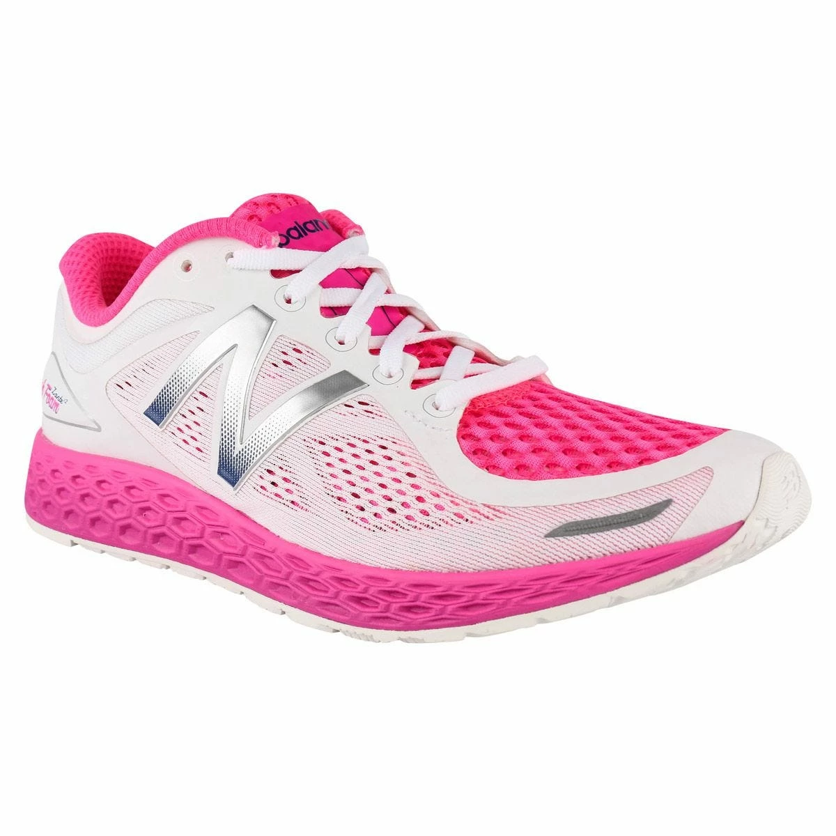 New Balance Fresh Foam Zante V2 Breathe Women's Training Shoes - White/Pink - Image 2